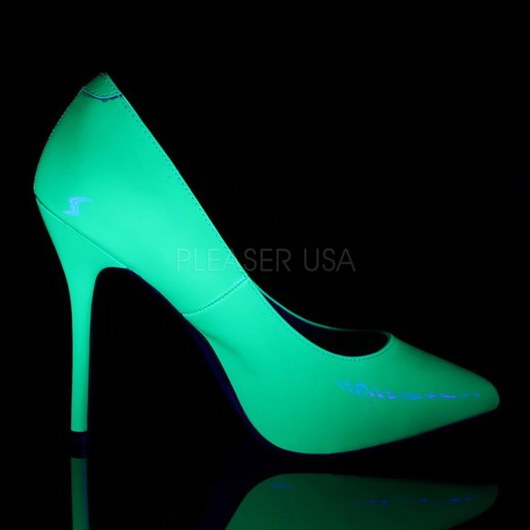 AMUSE 20, NEON GREEN PATENT - Picture 4 of 4